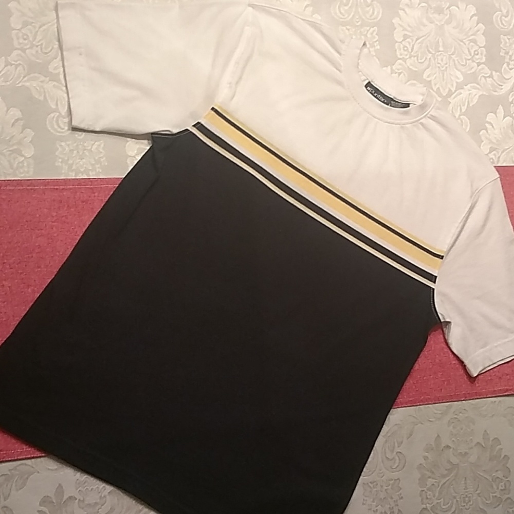 Men's striped T-shirt, Size Medium